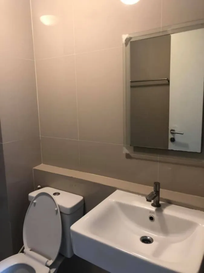Sale D Condo Campus Rangsit Phase 2 corner room, outside view, very spacious room, very usable area Don't miss it