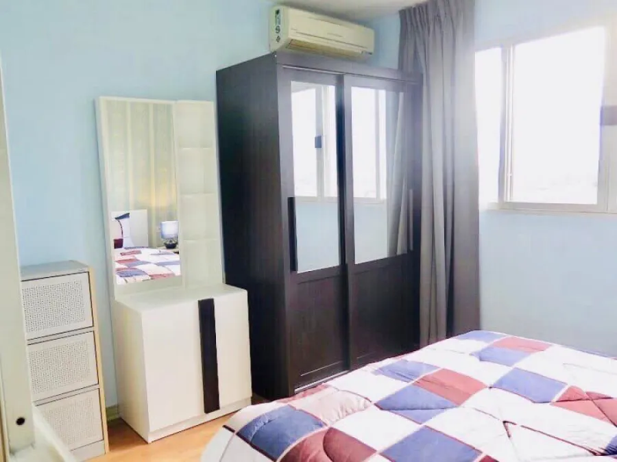 Condo for rent, Lumpini Center Nawamin (Happyland Phase 5), beautiful room, ready to move in, don't wait!!