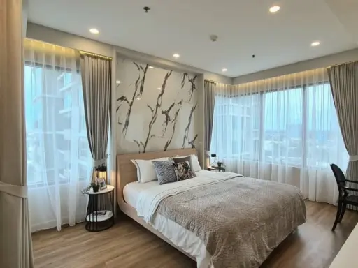 ให้เช่า The Emporio place แบบ 2 ห้องนอน 3 ห้องน้ำ ตกแต่งเรียบง่ายแต่ดูดี น่าอยู่สุดๆ รีบจับจองเลยจ้า