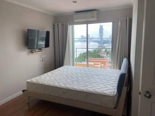 Condo for rent sell, Lumpini Park Riverside - Rama 3, river view, suspension bridge side, don't wait.