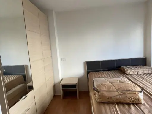 For rent, Park View Vibhavadi, 1 bedroom, quiet, complete with electrical appliances. Hurry up to reserve before it's gone.
