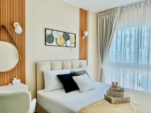 ให้เช่า The Iris Bangya ห้องน่าอยู่ เฟอร์พร้อม หิ้วกระเป๋ามาได้เลย รีบจองเลย images