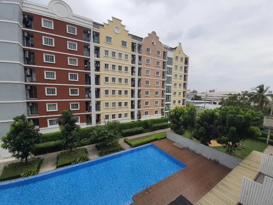 ขาย Tulip Square อ้อมน้อย อาคาร Grand (Private Zone) วิวสระว่ายน้ำขนาดโอลิมปิก ลมพัดเย็นสบายทั้งวัน บรรยากาศดีมากๆ จองเลย