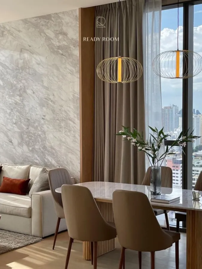 Condo for rent, The Strand Thonglor, 2 bedrooms, 2 bathrooms, fully furnished, good location, convenient transportation, book now