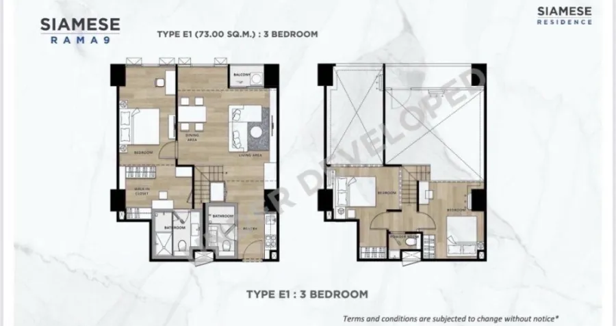 Down payment for sale, Landmark at MRTA Station, 14th floor, spacious room, comfortable, book now, hurry.
