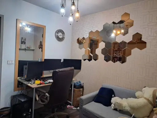 Condo for rent: The Stage Taopoon Interchange wallpaper decorating room Fully furnished + electrical appliances, book now