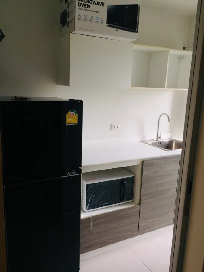 For Rent ดีคอนโด แคมปัส รังสิต เฟส 2 ชั้น 5 ได้วิวสวนแจ่มๆ ตกแต่งอย่างดี ไม่จองถือว่าพลาดมากจ้า