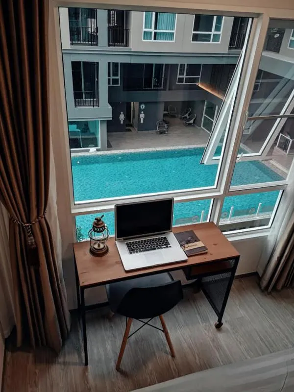 ให้เช่า Regent Home สุขุมวิท 97/1 ขนาด 28 ตร.ม. วิวสระ มีเครื่องซักผ้า ใกล้ bts แบบนี้ต้องจอง
