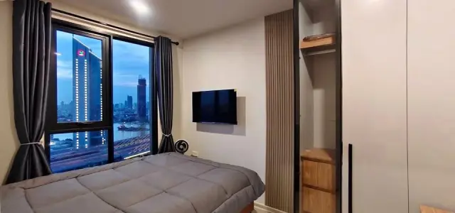 ให้เช่า NUE RIVEREST Ratburana ห้องชั้นสูง ลมดี เฟอร์พร้อม มาแต่ตัวเข้าอยู่ได้เลย!!! images
