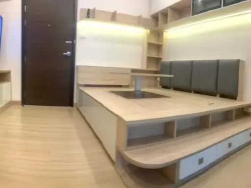 For rent: Supalai Veranda Rama 9, 27th floor, fully furnished, ready to move in. Book now!