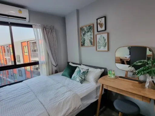 For rent, Monte Rama 9, nice decorated room, furniture, complete electrical appliances, don't wait.