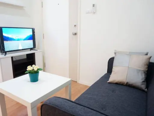 Condo for sale, rent, Lumpini Ville Sukhumvit 109 - Bearing, fully furnished, good location, near pool + garden, hurry to book now!!