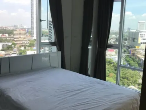 For rent, The Light Ladprao, very new looking room, 17th floor, fully furnished, electrical appliances Who is definitely worth living images