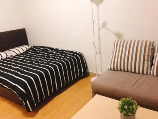 Garden view room, very private atmosphere, I-House Laguna Garden RCA Condo for rent, please wait.