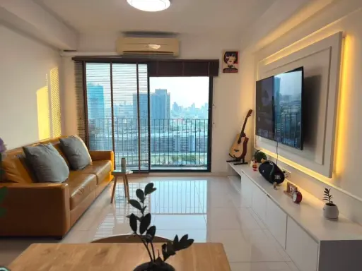 Urgent sale!! Condo Fuse Mobius Ramkhamhaeng Station, 23rd floor, Building B, swimming pool view, beautiful room, good price, don't miss it!!
