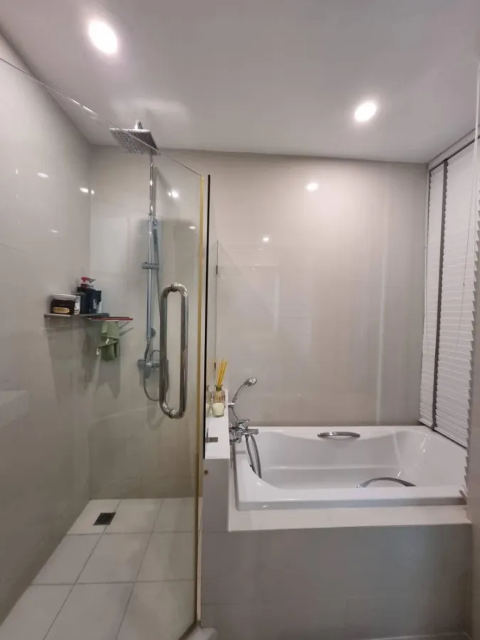 For sale: Chrisma Condo, duplex room. Decorated very nicely. With a balcony next to the swimming pool. Hurry and own it now.