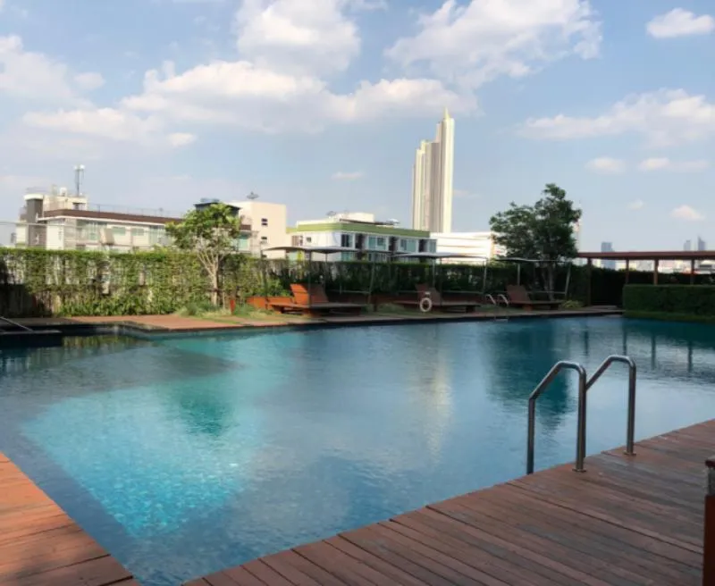 ให้เช่า Q house Condo Sathorn 1 bedroom 47.5 ติดวอเปเปอร์ลายสวย สีห้องแจ่ม สะอาดห้องใหม่สบายตาด่วนๆ