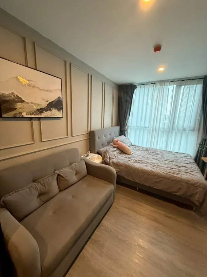 ให้เช่า Condo THE ORIGIN Sukhumvit Sailuat E22 Station ห้องพร้อมอยู่ วิวสวน ไม่ติดถนน เฟอร์ครบ+เครื่องใช้ไฟฟ้าพร้อม จองเลยก่อนพลาด!!
