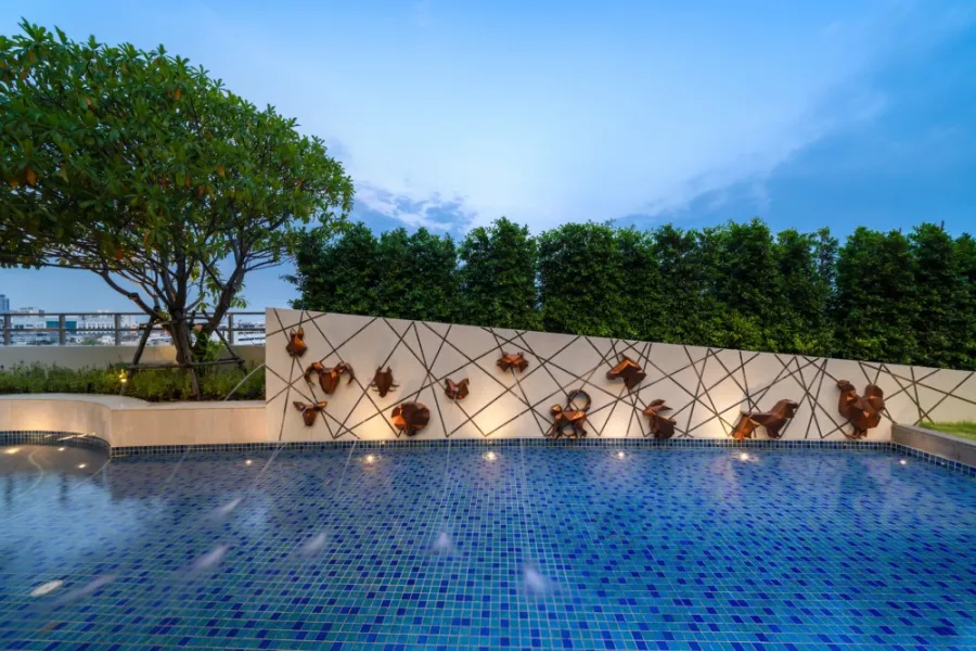 ให้เช่า Supalai Oriental Sukhumvit 39 ความสูงฝ้าเพดาน 2.55 เมตร ชั้น 14 วิวคลอง เฟอร์นิเจอร์และเครื่องใช้ไฟฟ้าครบ