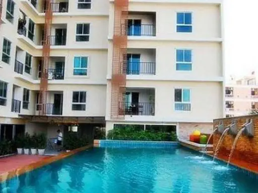For rent, Regent Home IV, Sukhumvit Soi 85, size 35 sq.m., near bts On Nut, 7th floor, beautiful view, come first come first served.