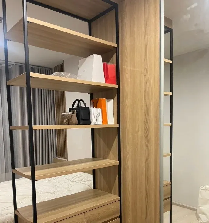 ให้เช่าคอนโด Nue Connex Condo Don Mueang ห้องพร้อมอยู่ เฟอร์ เครื่องใช้ไฟฟ้าครบ มาแต่ตัวเข้าอยู่ได้เลย