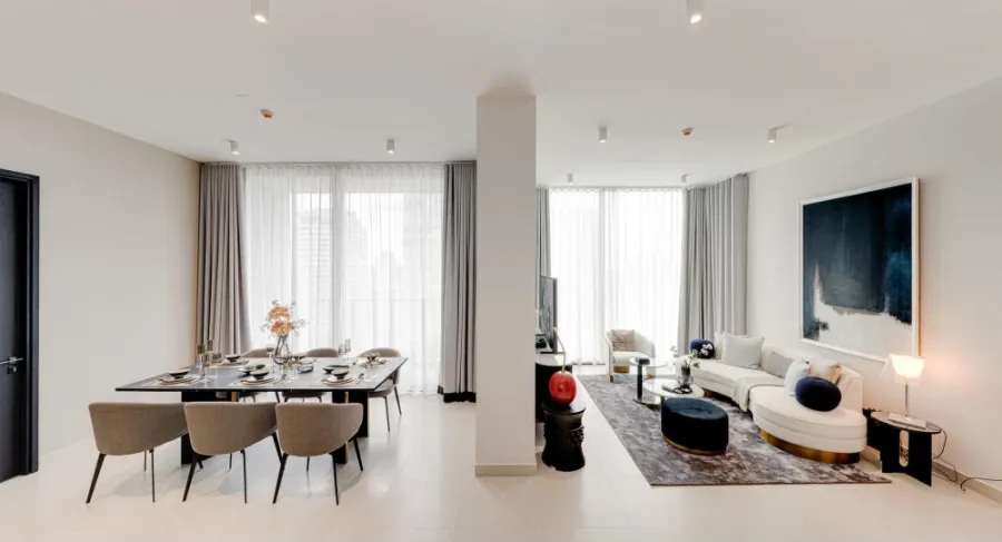 Tait 12 Sathorn Luxurious Condo for Rent, fully furnished room, ready to move in, model style, come and reserve today.