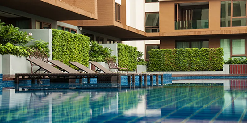 For rent, Nice Suites Sanambinnam, super beautiful room, high floor, very good view, new interior Book now, don't miss it.