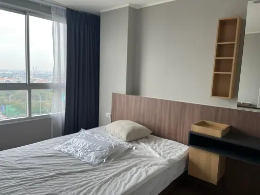Condo for rent, U Delight, Rattanathibet, fully furnished room, high floor, beautiful view, plus the best price. I can tell you that you have to reser