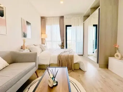 ให้เช่า The Tree Pattanakarn – Ekkamai ห้องน่าอยู่ เฟอร์พร้อม ชั้นสูง ห้องอยู่ฝั่งไม่ร้อน เย็นสบาย จองเลยห้ามพลาด!!!