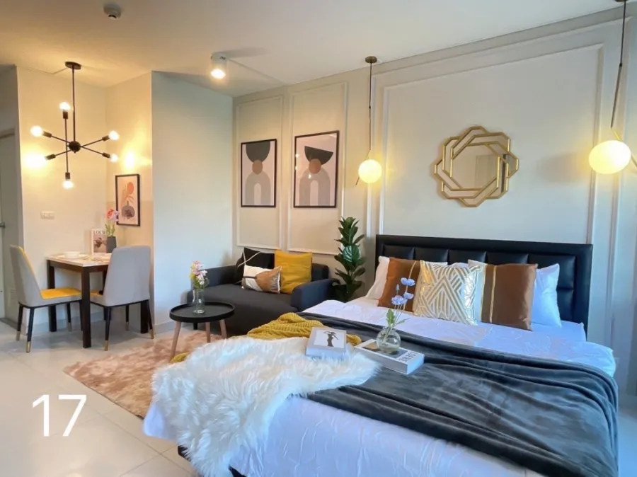 ขาย ให้เช่า คอนโด ไอริส แอเวนิว อ่อนนุช – วงแหวน ห้องสวย วิวสระว่ายน้ำ ตกแต่งเต็มห้อง