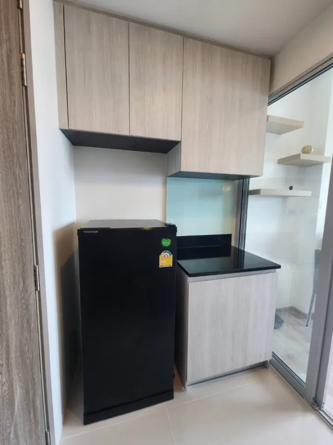 For Rent Niche Mono Ramkhamhaeng, 32nd floor, very good view, open, facing Rajamangala, good wind, not hot, hurry to reserve.