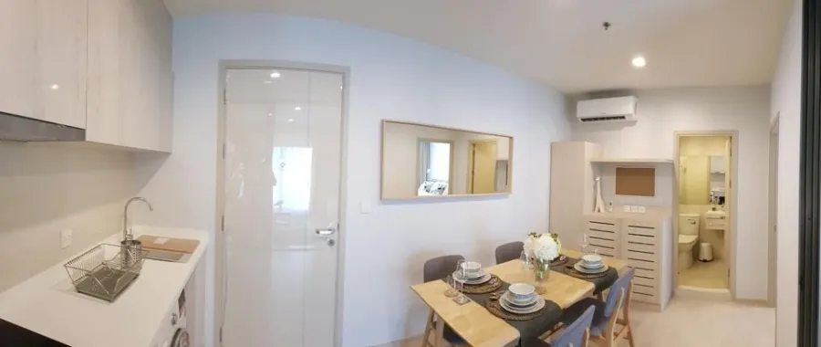 For rent, Life Sukhumvit 48, 15th floor, spacious room, inviting, comes with full decoration, book now, don't want to miss it.