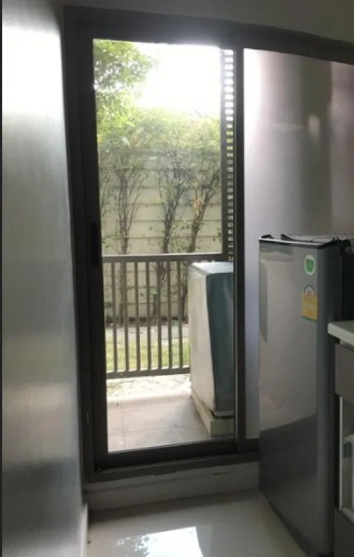 Quick to rent, B Campus Prachachuen, 1st floor, area 28 sq.m., fully furnished. Ready to drag the bag in.