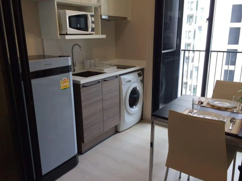 express!!! Condolette Mist Rama 9 for rent, very beautiful view, fully furnished room, good price like this, you can't reserve it anymore.