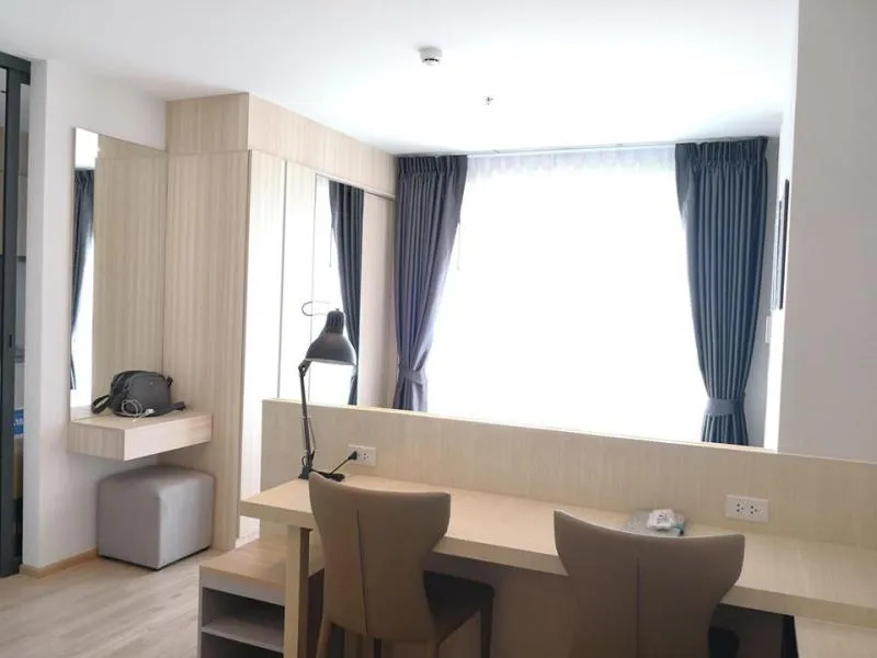 เช่าด่วน!! คอนโด ไอดีโอ โอทู ห้องทิศเหนือ ผนังไม่ติดกับใคร ส่วนตัวสุดๆ Built-IN แน่นๆ รีบจองเลย!!