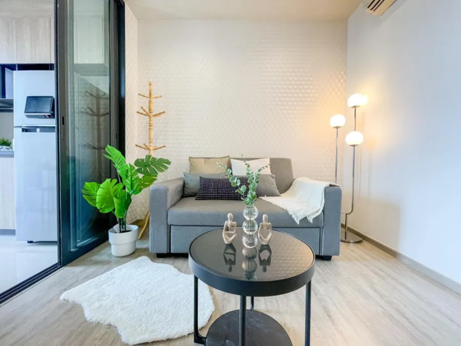 For sale rent The Line Wongsawang ห้องแต่งโทนขาว สบายตา ราคาสบายกระเป๋า มาแต่ตัวเข้าอยู่ได้เลย