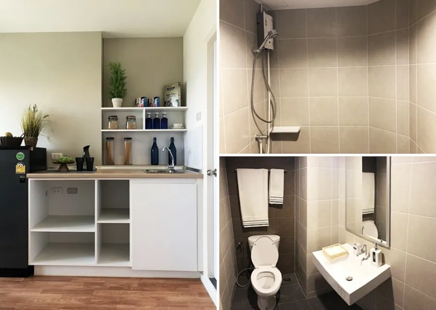 For rent, Lumpini Park Petchkasem 98, 14th floor, clear city view, beautiful room, fully furnished, book now, don't wait, hurry up.