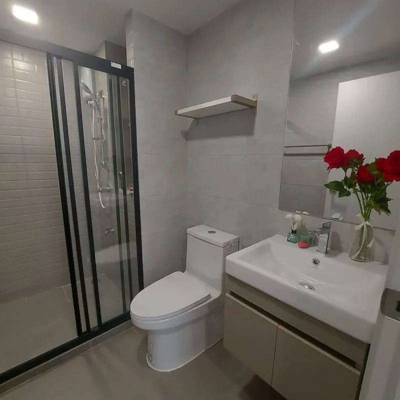 ปล่อยเช่าคอนโด Atmoz flow minburi 1 bedroom Extra แต่งพร้อมอยู่ สะดวกครบจบที่นี่ อย่าพลาด