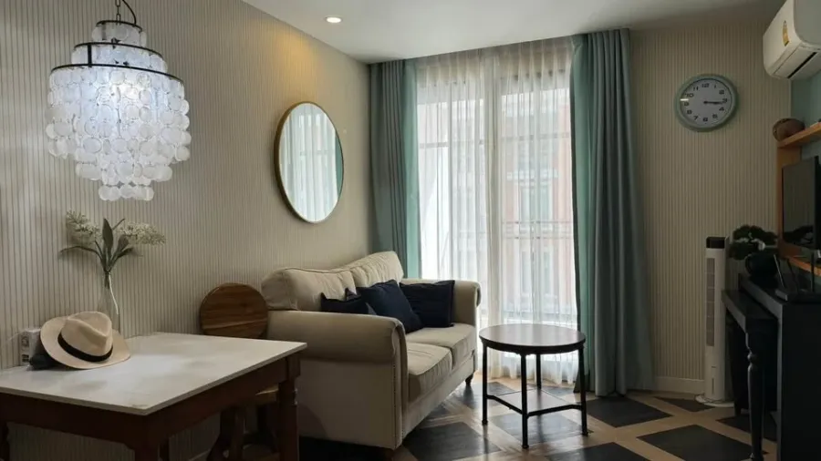 ให้เช่า Espana Condo Resort Pattaya ห้องกว้างขวางอยู่สบาย เฟอร์ครบ สิ่งอำนวยความสะดวกพร้อม หิ้วกระเป๋าใบเดียวเข้าอยู่ได้เลย!!!