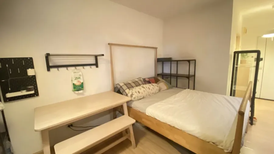 ให้เช่าคอนโด A Space Play รัชดา-สุทธิสาร ตกแต่งแบบมินิมอล เฟอร์นิเจอร์ไม้แท้สไตล์ IKEA พร้อมสิ่งอำนวยความสะดวกครบครัน จองเลย