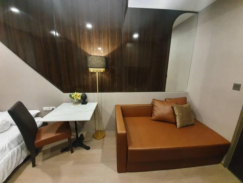 Condo for rent, Ashton Chula-Silom, beautiful room, soft sofa, fully furnished, ready to move in, do not miss it.
