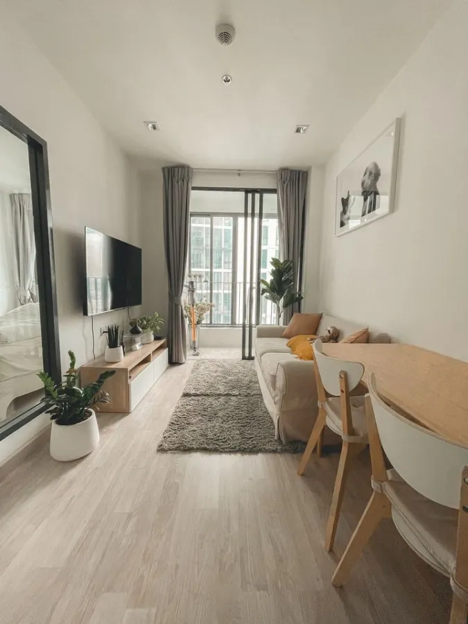 ขายคอนโด Ideo Mobi Sathorn fully furnish พร้อมเข้าอยู่ ตกแต่งมินิมอลสุดๆ รีบจองเลยจ้า