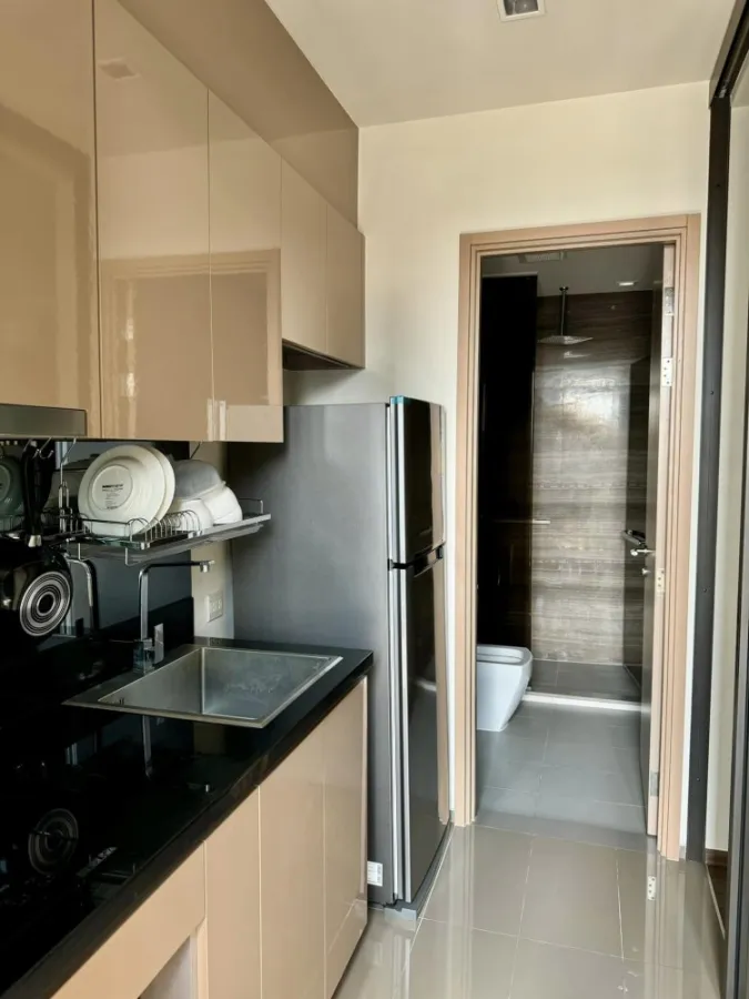 Condo for sale, The Line Sukhumvit 71, fully furnished, closed kitchen, good location, near BTS Phra Khanong.
