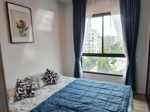 For rent, Notting Hill Sukhumvit 105, beautiful room, good furniture. Divide the room proportions perfectly. Hurry up to reserve.