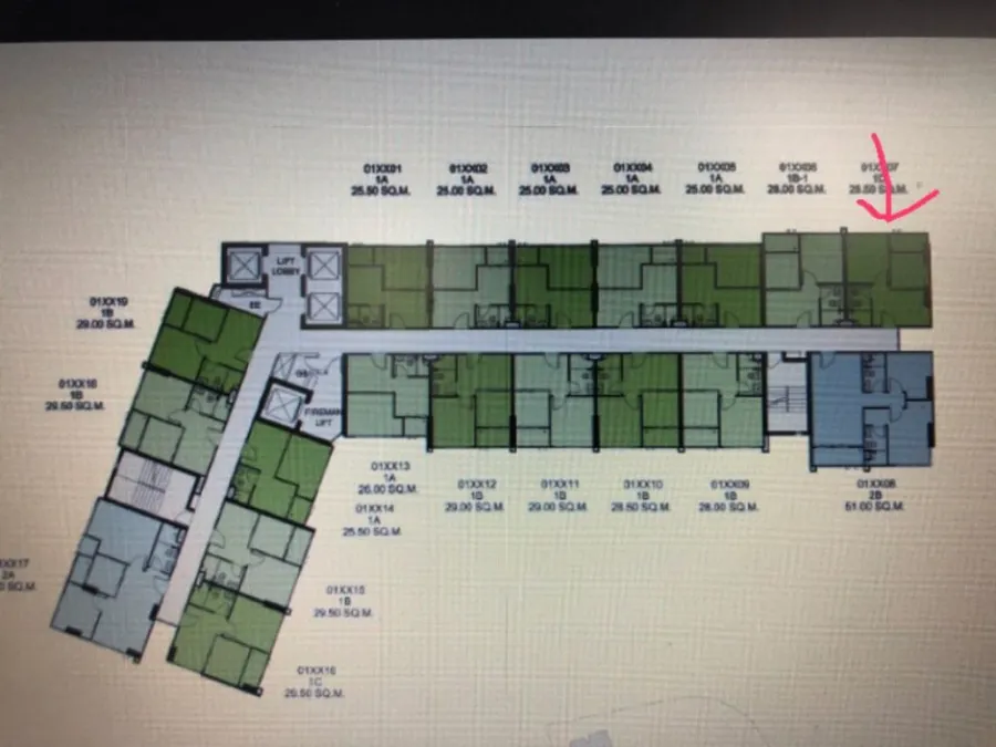 Condo for sale, The Base Park West, 20th floor, corner room, city view, fully furnished, good location, good investment, don't wait!!