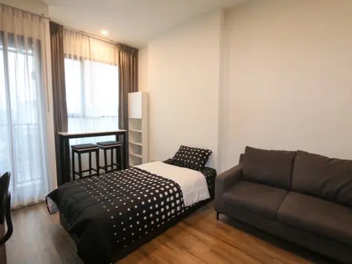 Condo for sale, Knightsbridge Collage Ramkhamhaeng, very new room, north, city view in front of the building, clear, no building to block