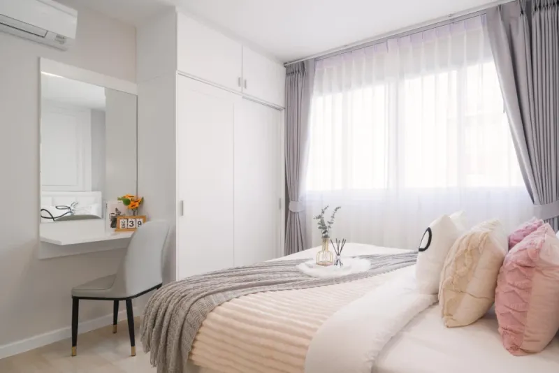 ขาย D Condo Ramindra ห้องน่าอยู่ ตกแต่งคุมโทน มาพร้อมเฟอร์ครบครัน ดีแบบนี้ห้ามพลาด