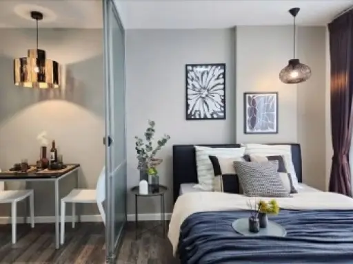 ขาย D Condo สุขุมวิท 109 ชั้น 6 ห้องกั้นเป็นสัดส่วน ตกแต่งดูดีมีสไตล์สุดๆ น่าอยู่มาก จองก่อนได้ก่อน images