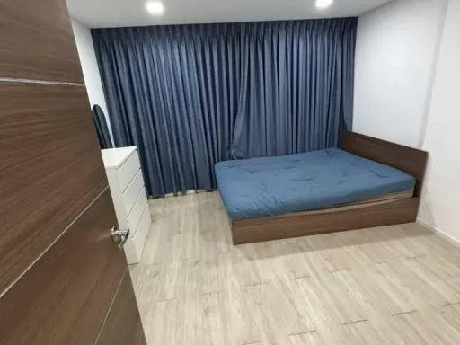 Condo for rent, Atmoz Lat Phrao 71, 8th floor, central view, very beautiful. The room is fully decorated. You can move in now.