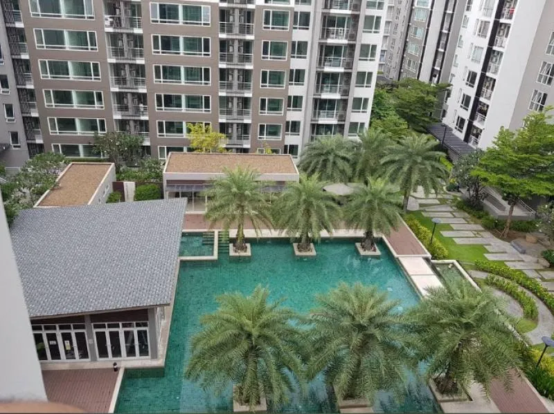 ให้เช่า Elements Condo Srinakarin ชั้น 7วิวสระว่ายน้ำ เฟอร์ครบ เข้าอยู่ได้ทันที